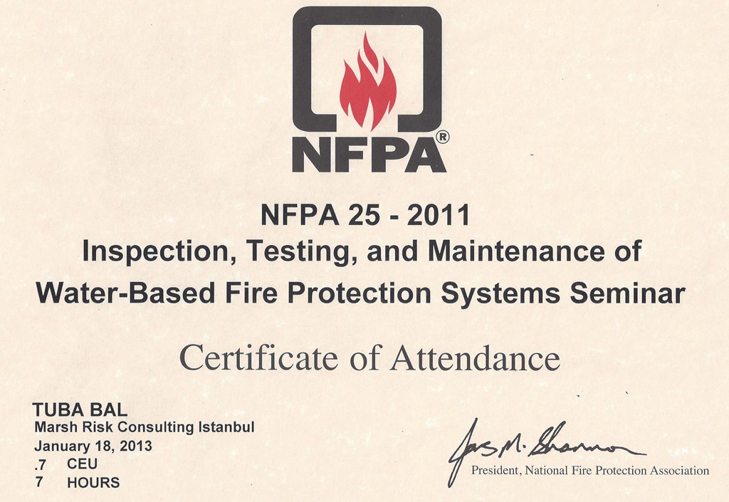 Tuba-Bal-NFPA-25-2011-Seminar